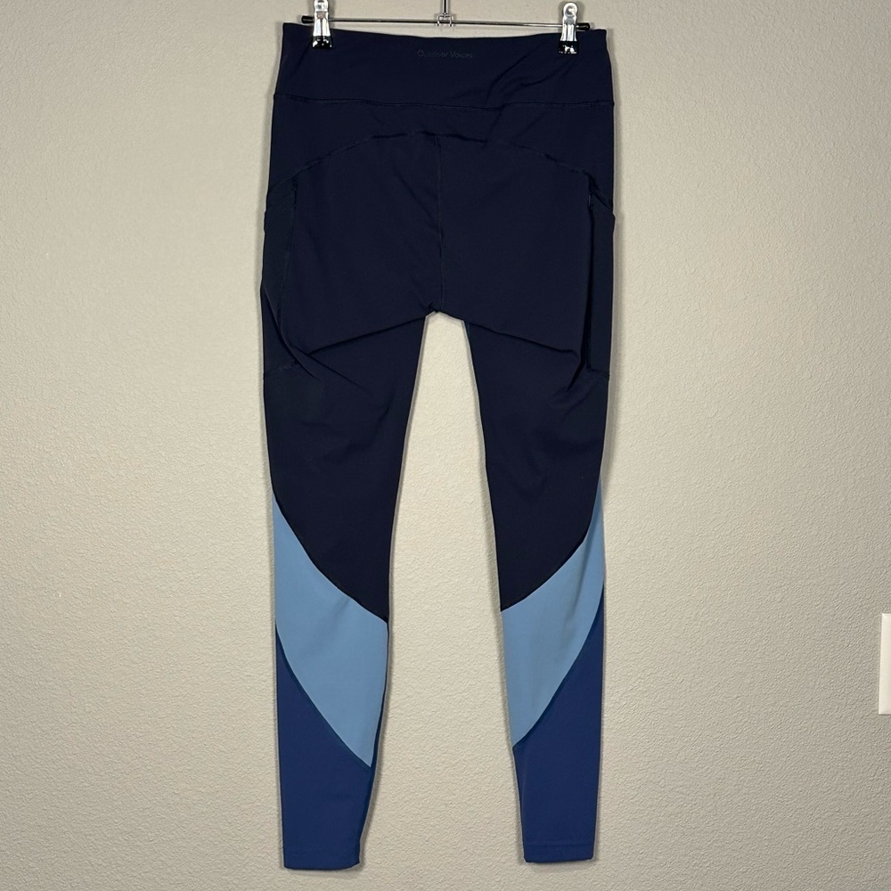 Outdoor Voices Tech Sweat 7/8 Zoom Leggings in Denim/Dark Sky/Morning Blue-Large - Picture 5 of 8